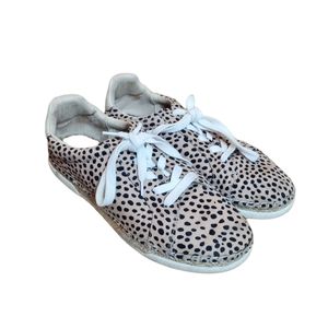 Universal Thread Shaelyn Brown Cheetah/Leopard Lace Up Espadrille Shoes 8.5